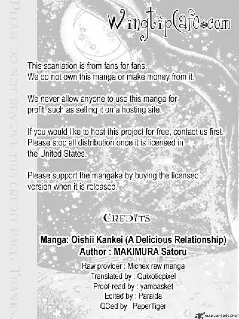 Oishii Kankei Chapter 8 page 1