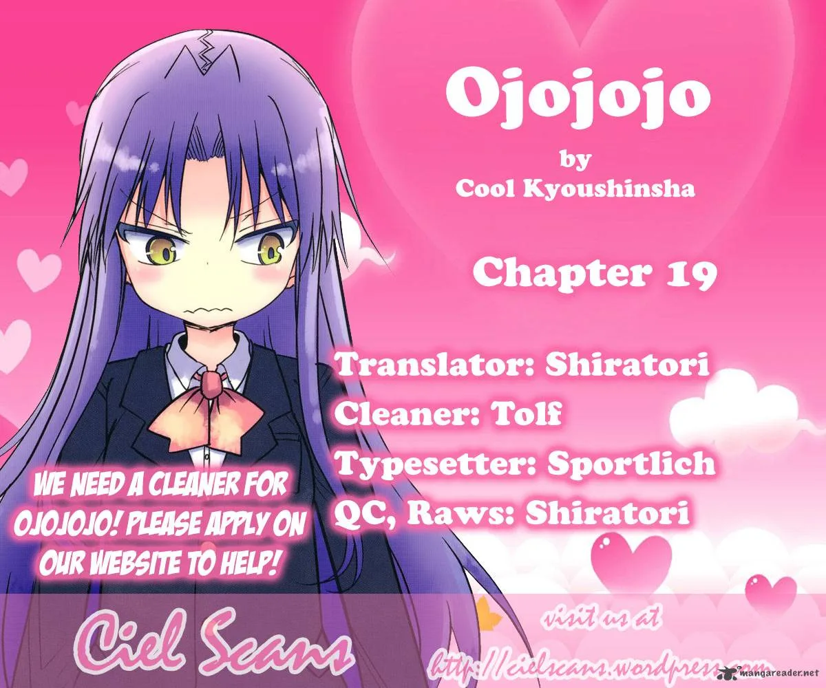 Ojojojo Chapter 19 page 1