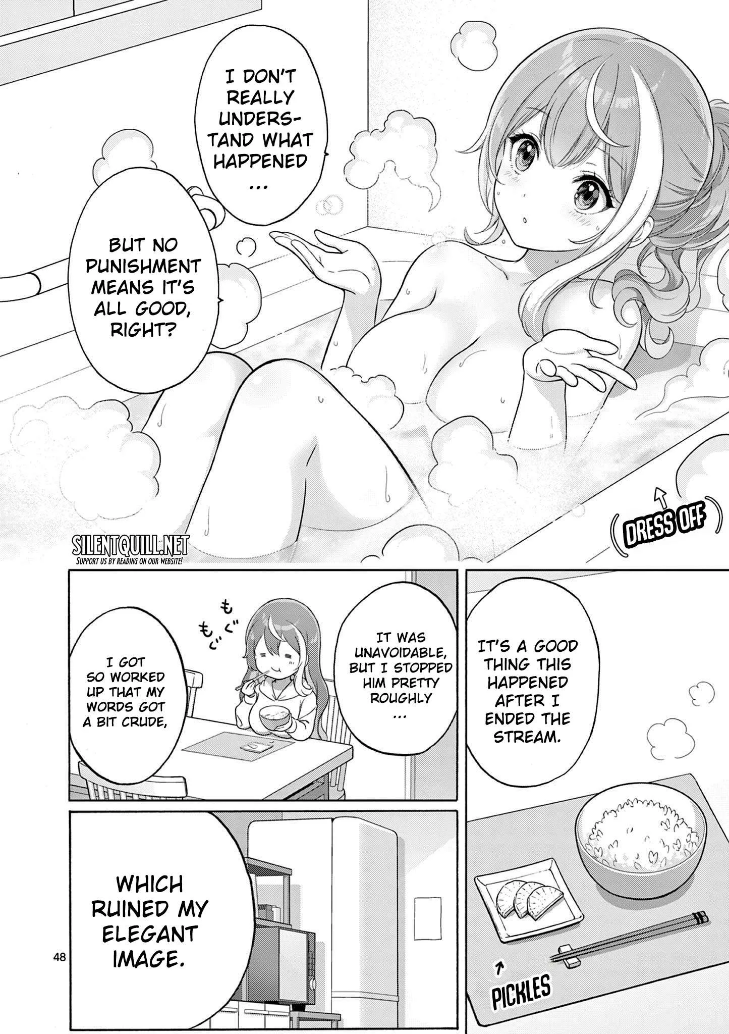 Ojousama-kei Teihen Dungeon Haishinsha, Meiwaku-kei wo Bokottara Bazutte Densetsu ni Nattemasu wa!? Chapter 1 page 46