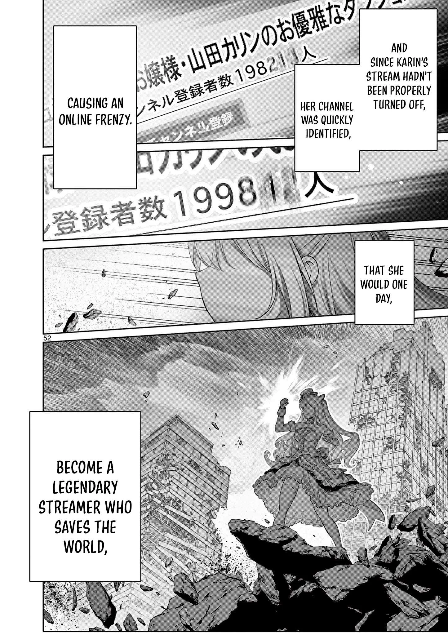 Ojousama-kei Teihen Dungeon Haishinsha, Meiwaku-kei wo Bokottara Bazutte Densetsu ni Nattemasu wa!? Chapter 1 page 50
