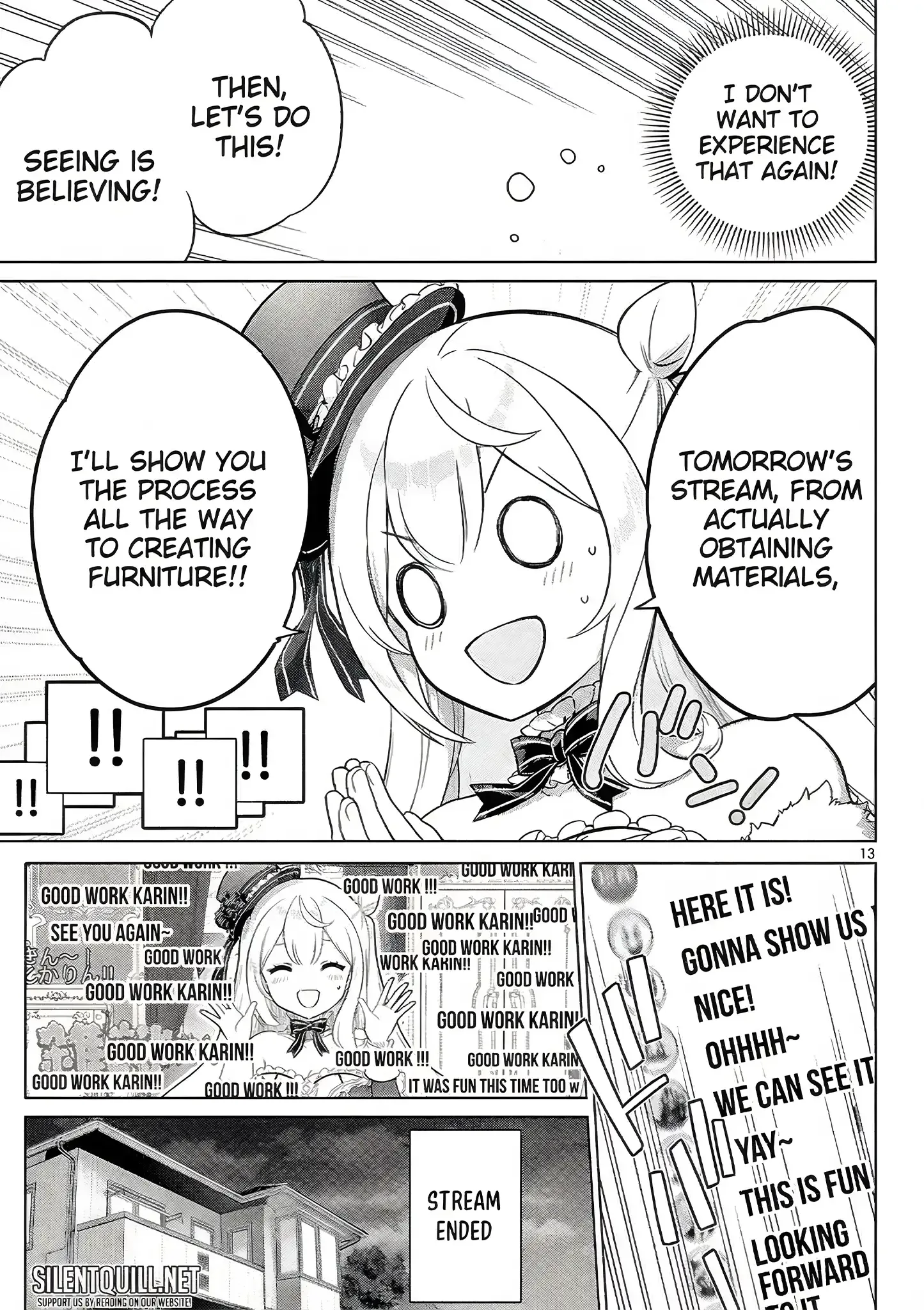 Ojousama-kei Teihen Dungeon Haishinsha, Meiwaku-kei wo Bokottara Bazutte Densetsu ni Nattemasu wa!? Chapter 10 page 13