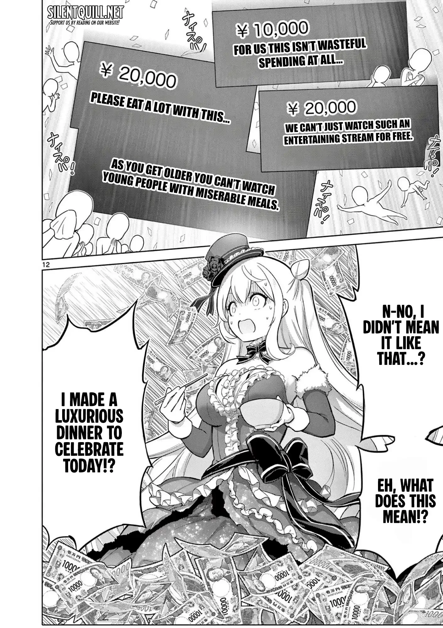 Ojousama-kei Teihen Dungeon Haishinsha, Meiwaku-kei wo Bokottara Bazutte Densetsu ni Nattemasu wa!? Chapter 14 page 13