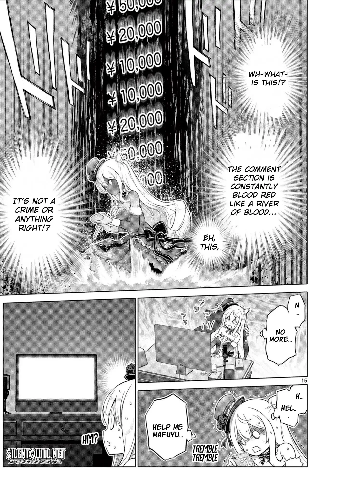 Ojousama-kei Teihen Dungeon Haishinsha, Meiwaku-kei wo Bokottara Bazutte Densetsu ni Nattemasu wa!? Chapter 14 page 16