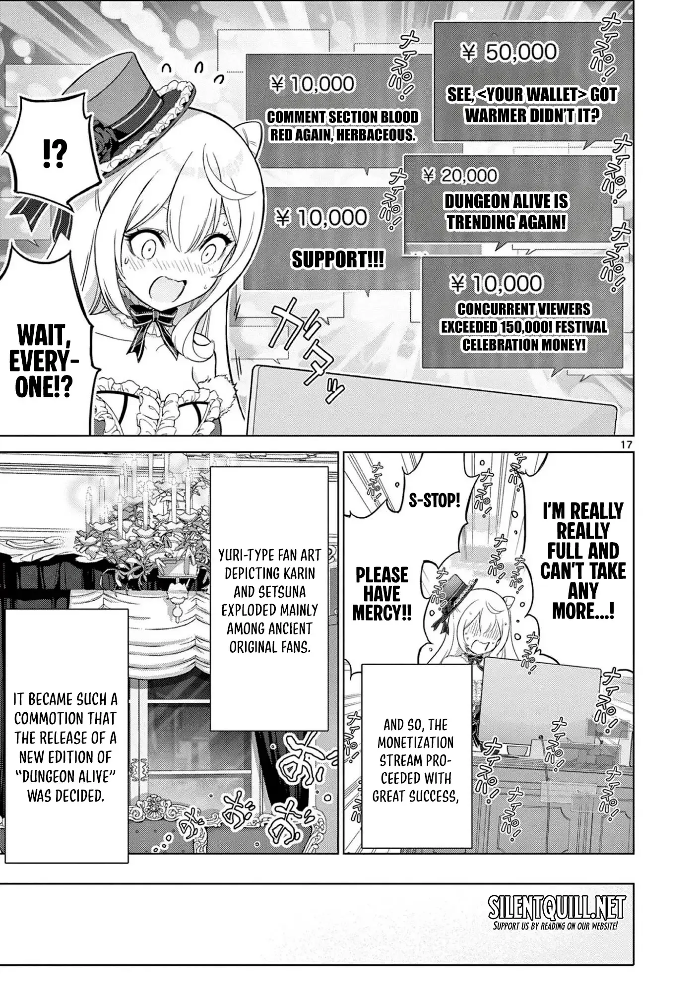 Ojousama-kei Teihen Dungeon Haishinsha, Meiwaku-kei wo Bokottara Bazutte Densetsu ni Nattemasu wa!? Chapter 15 page 16