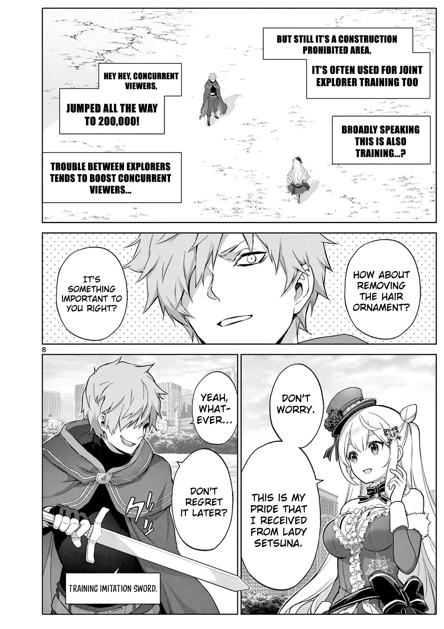 Ojousama-kei Teihen Dungeon Haishinsha, Meiwaku-kei wo Bokottara Bazutte Densetsu ni Nattemasu wa!? Chapter 17 page 9