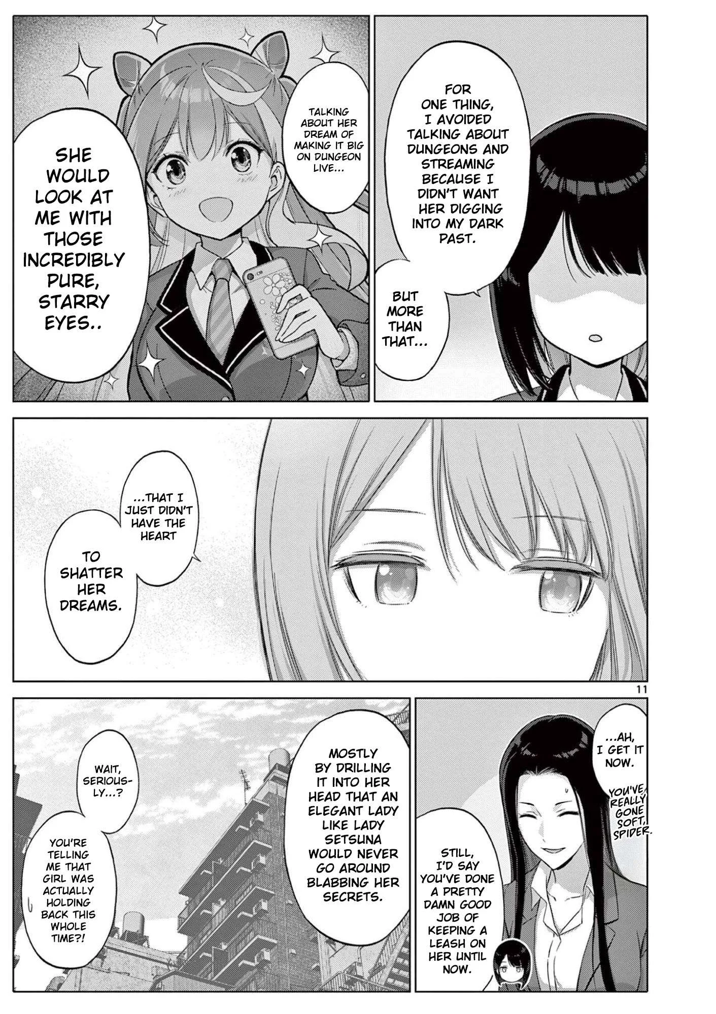 Ojousama-kei Teihen Dungeon Haishinsha, Meiwaku-kei wo Bokottara Bazutte Densetsu ni Nattemasu wa!? Chapter 22 page 12