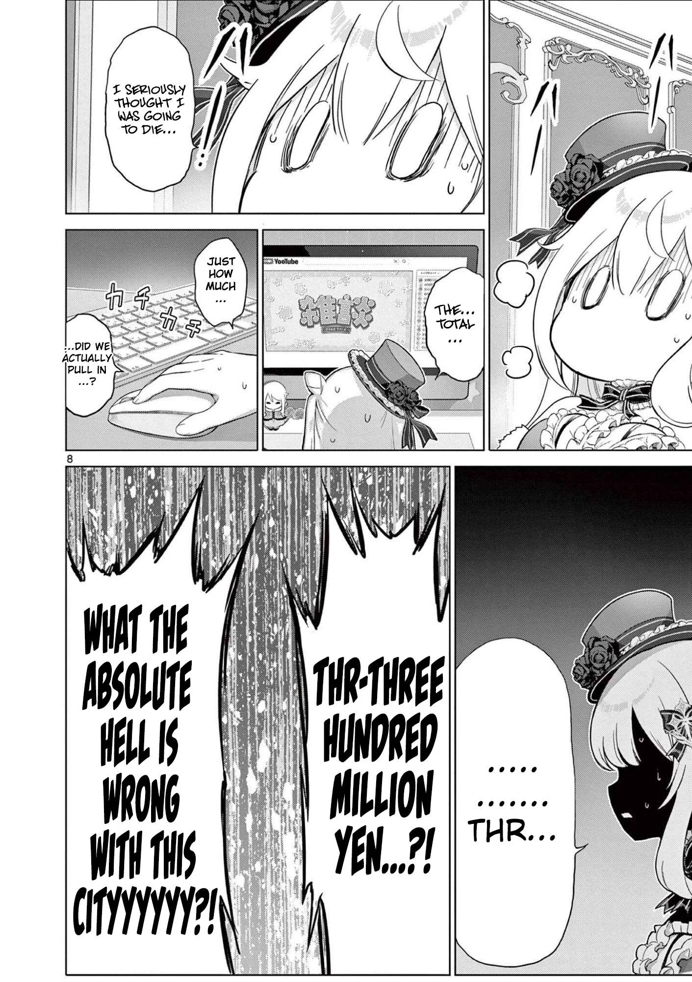 Ojousama-kei Teihen Dungeon Haishinsha, Meiwaku-kei wo Bokottara Bazutte Densetsu ni Nattemasu wa!? Chapter 23 page 8