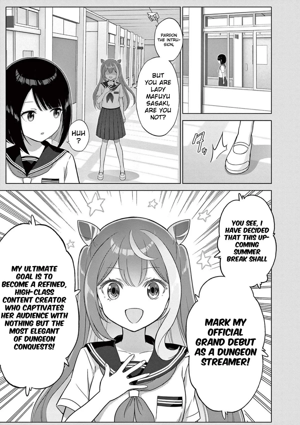 Ojousama-kei Teihen Dungeon Haishinsha, Meiwaku-kei wo Bokottara Bazutte Densetsu ni Nattemasu wa!? Chapter 24 page 10