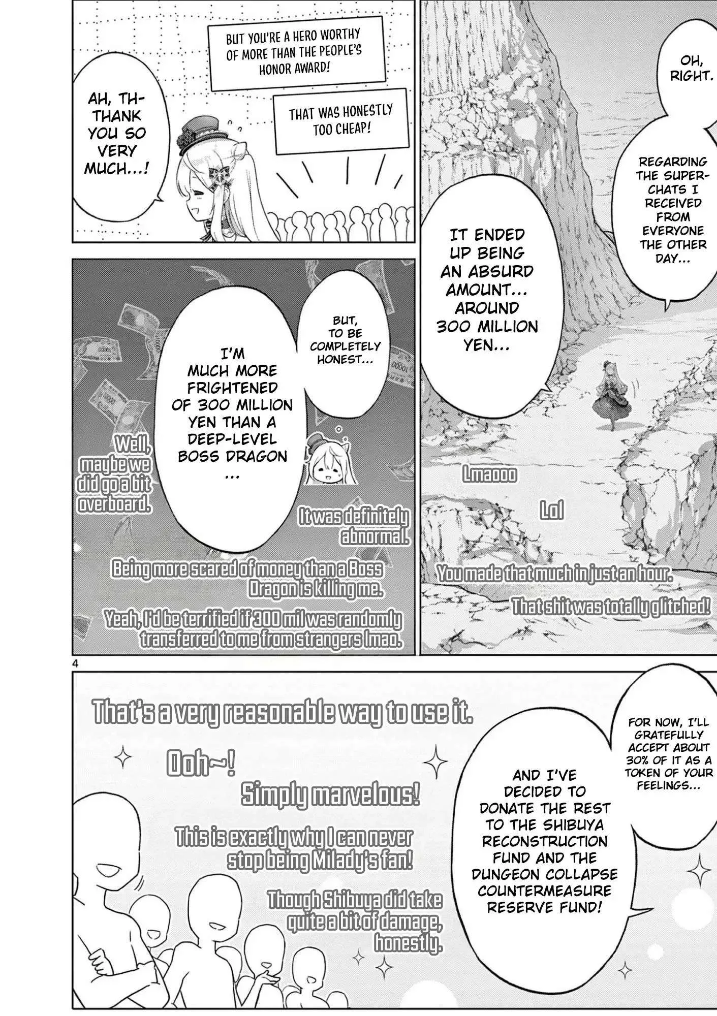 Ojousama-kei Teihen Dungeon Haishinsha, Meiwaku-kei wo Bokottara Bazutte Densetsu ni Nattemasu wa!? Chapter 26 page 5