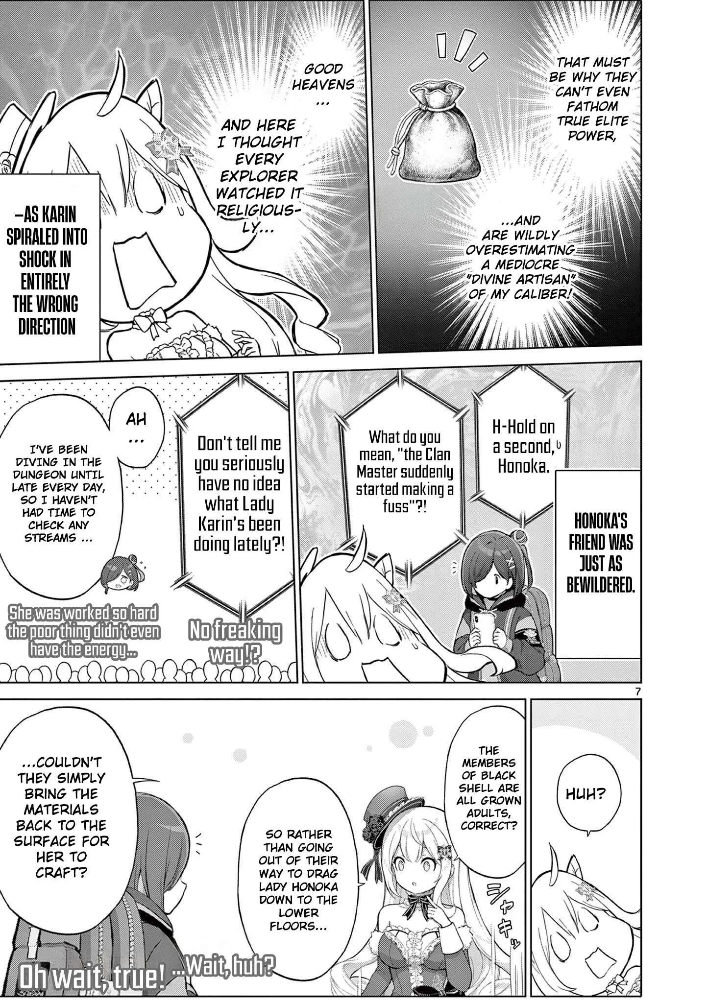 Ojousama-kei Teihen Dungeon Haishinsha, Meiwaku-kei wo Bokottara Bazutte Densetsu ni Nattemasu wa!? Chapter 28 page 8