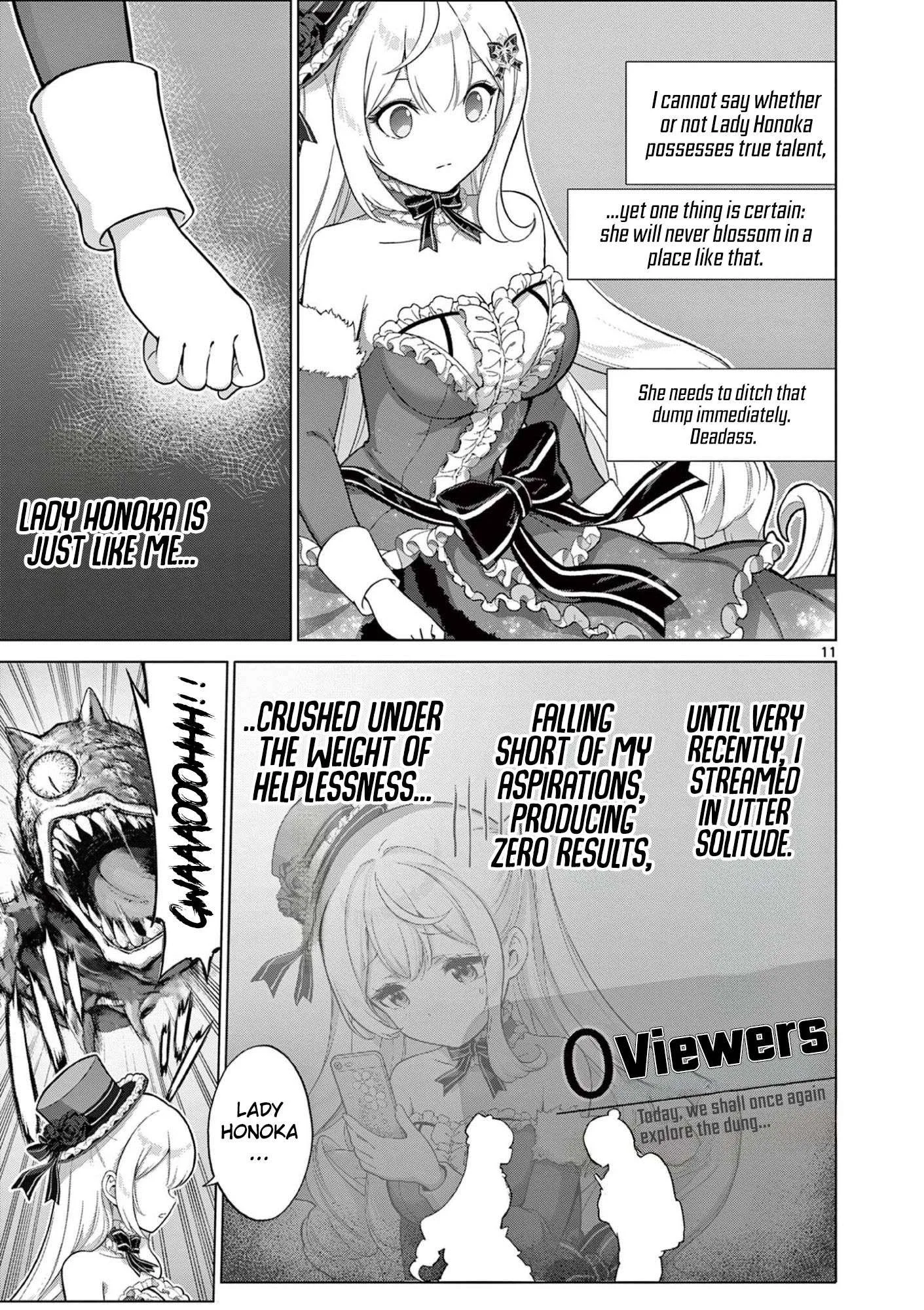Ojousama-kei Teihen Dungeon Haishinsha, Meiwaku-kei wo Bokottara Bazutte Densetsu ni Nattemasu wa!? Chapter 28 page 12