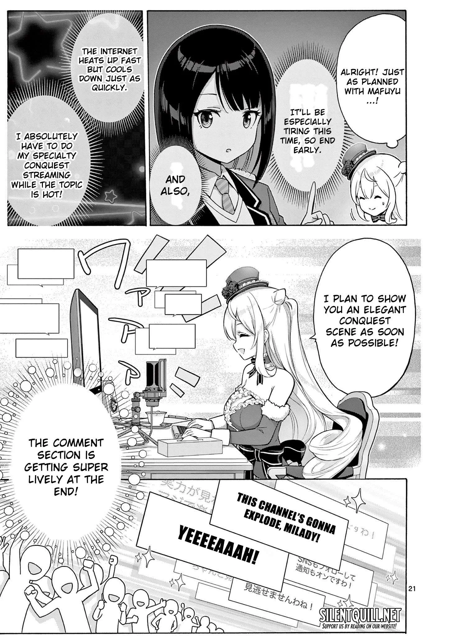 Ojousama-kei Teihen Dungeon Haishinsha, Meiwaku-kei wo Bokottara Bazutte Densetsu ni Nattemasu wa!? Chapter 3 page 21
