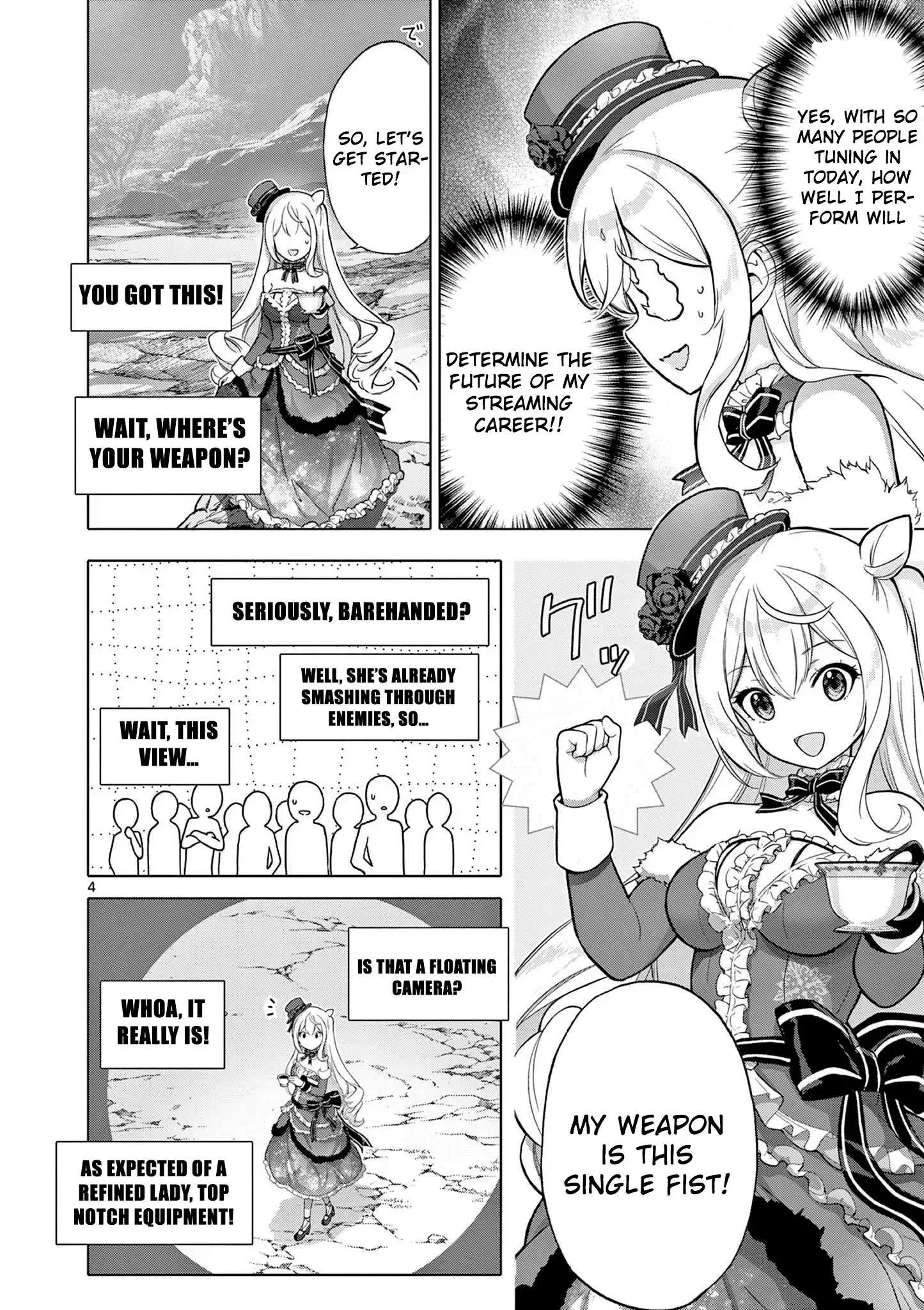 Ojousama-kei Teihen Dungeon Haishinsha, Meiwaku-kei wo Bokottara Bazutte Densetsu ni Nattemasu wa!? Chapter 4 page 5