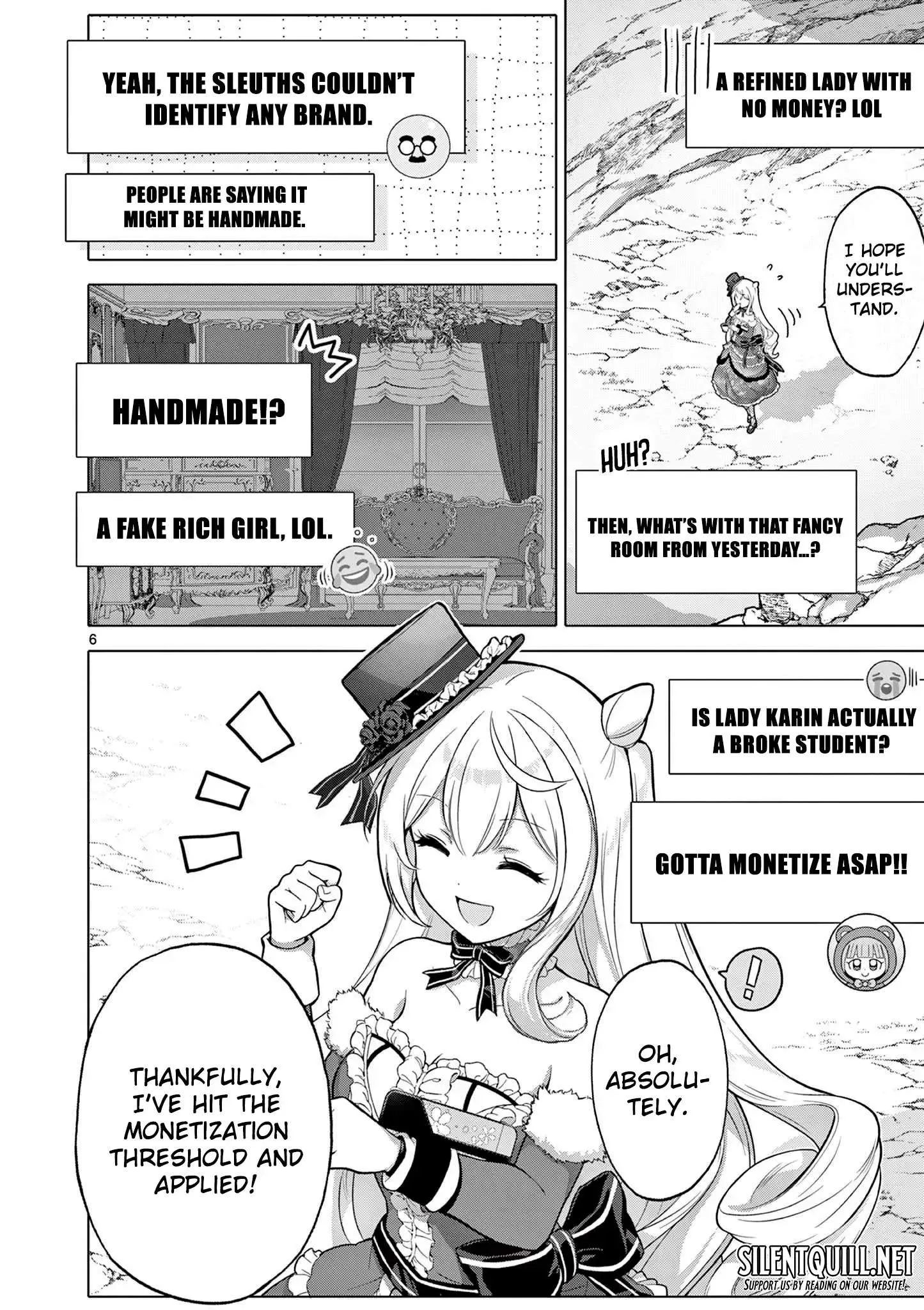 Ojousama-kei Teihen Dungeon Haishinsha, Meiwaku-kei wo Bokottara Bazutte Densetsu ni Nattemasu wa!? Chapter 4 page 7