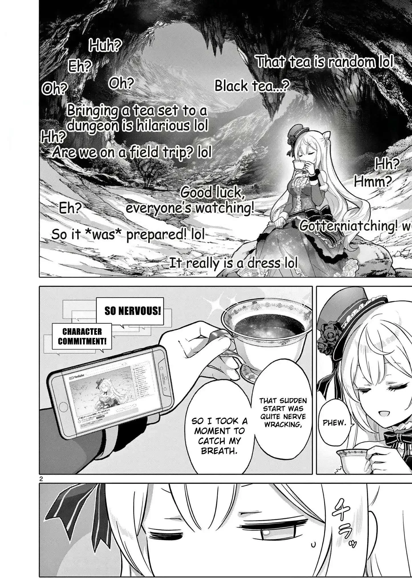 Ojousama-kei Teihen Dungeon Haishinsha, Meiwaku-kei wo Bokottara Bazutte Densetsu ni Nattemasu wa!? Chapter 4 page 3