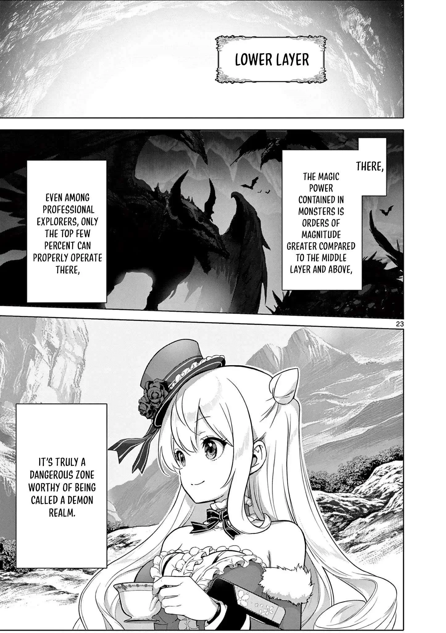 Ojousama-kei Teihen Dungeon Haishinsha, Meiwaku-kei wo Bokottara Bazutte Densetsu ni Nattemasu wa!? Chapter 5 page 23