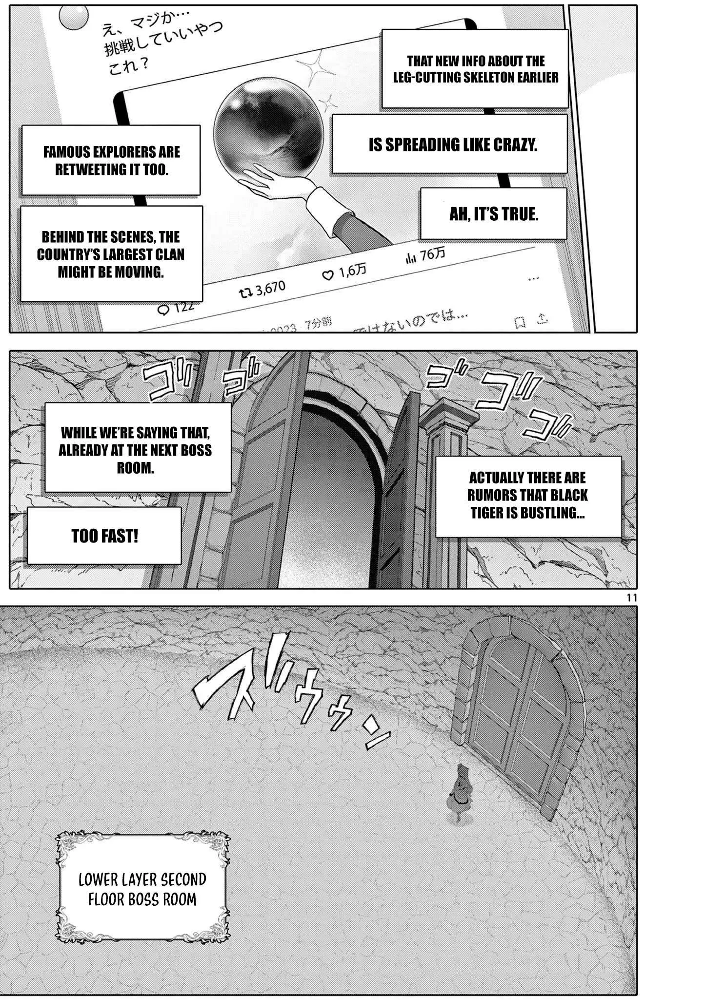 Ojousama-kei Teihen Dungeon Haishinsha, Meiwaku-kei wo Bokottara Bazutte Densetsu ni Nattemasu wa!? Chapter 6 page 11