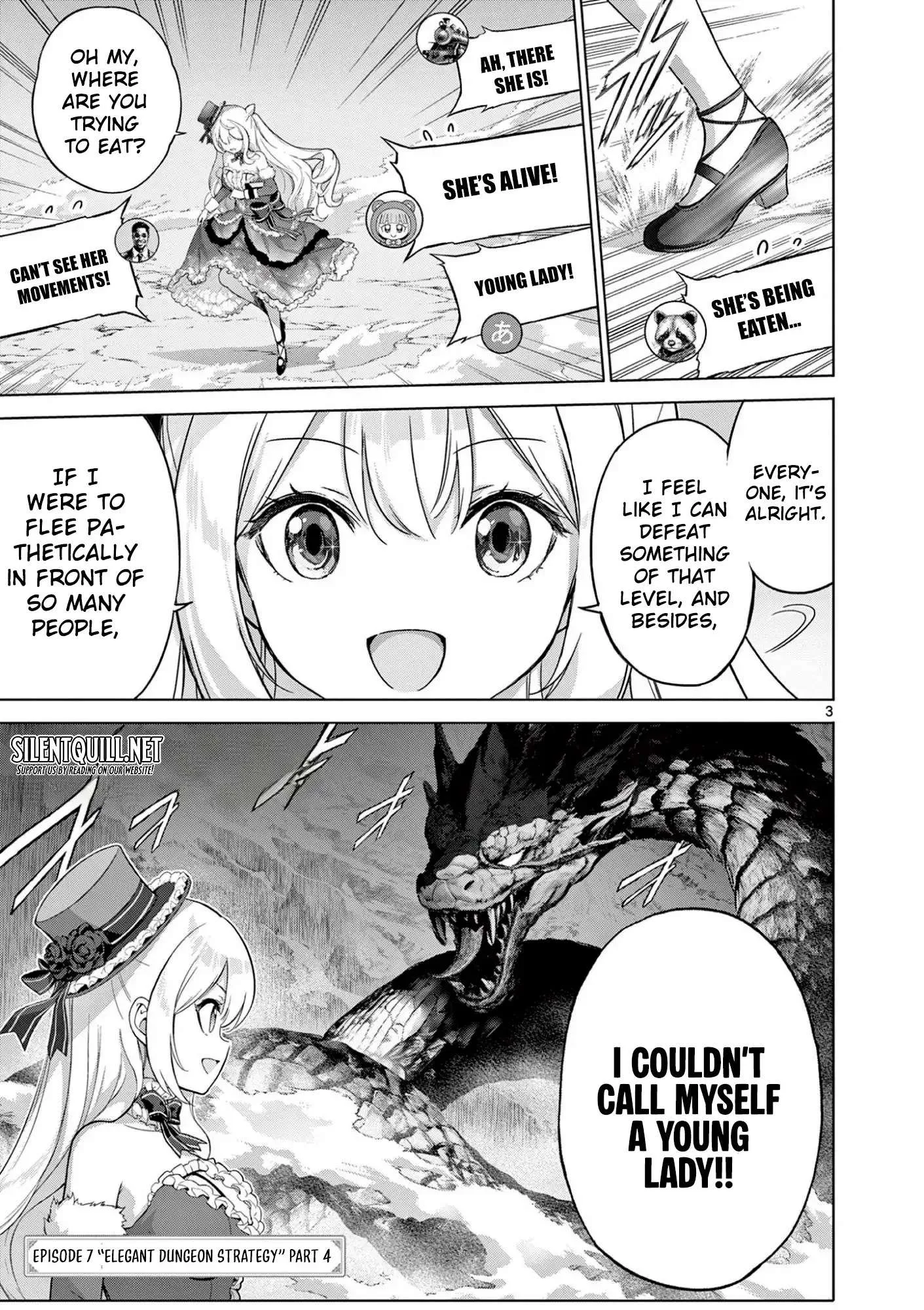 Ojousama-kei Teihen Dungeon Haishinsha, Meiwaku-kei wo Bokottara Bazutte Densetsu ni Nattemasu wa!? Chapter 7 page 4