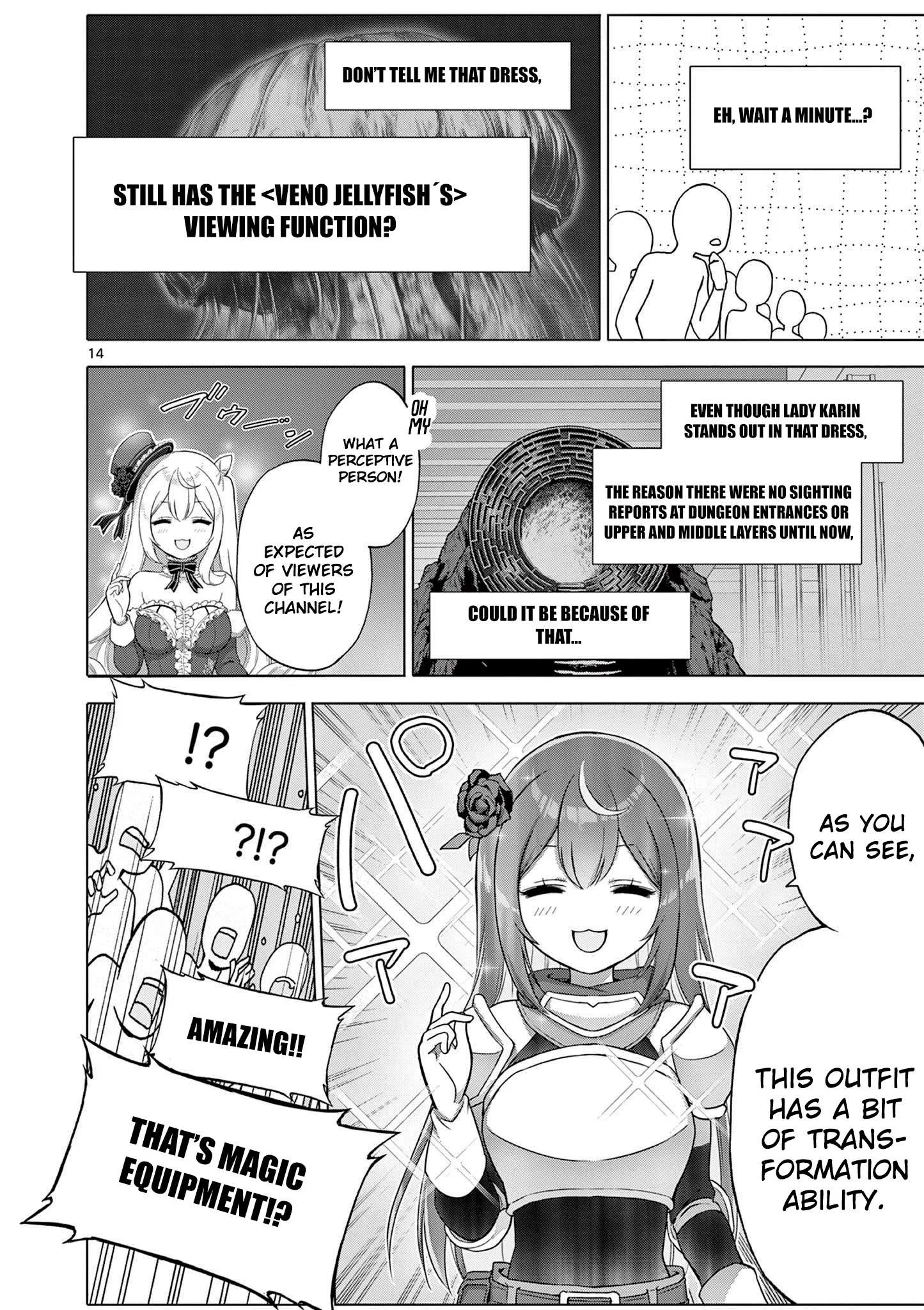 Ojousama-kei Teihen Dungeon Haishinsha, Meiwaku-kei wo Bokottara Bazutte Densetsu ni Nattemasu wa!? Chapter 9 page 15
