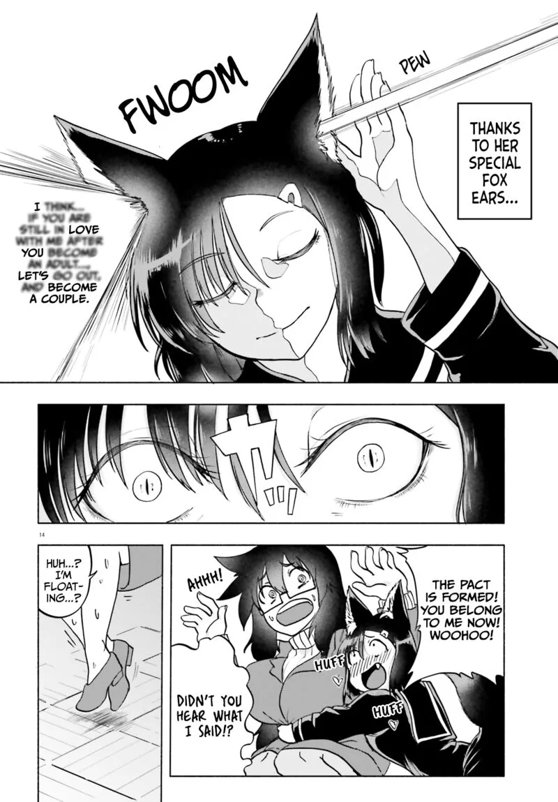 Okitsune Gal Katabami-san Chapter 13 page 14