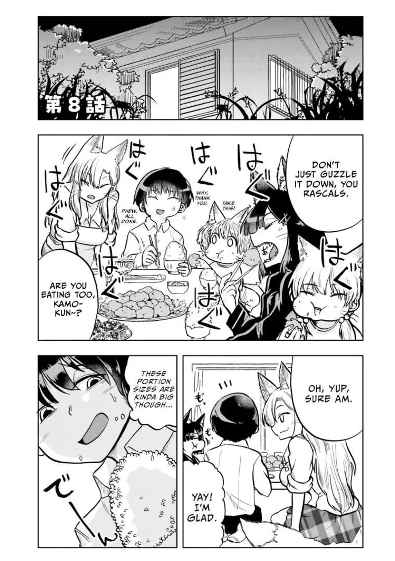 Okitsune Gal Katabami-san Chapter 8 page 1