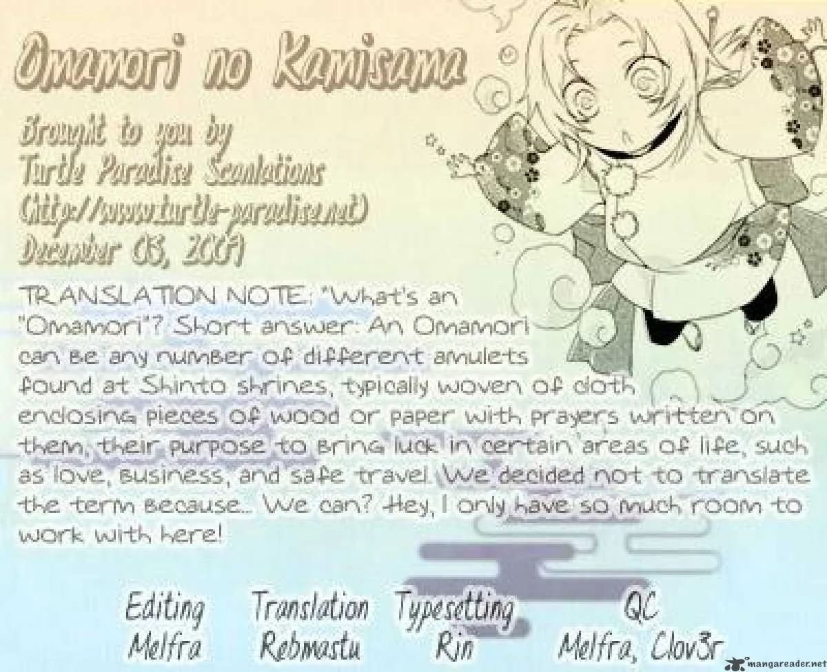Omamori no kamisama Chapter 1 page 37