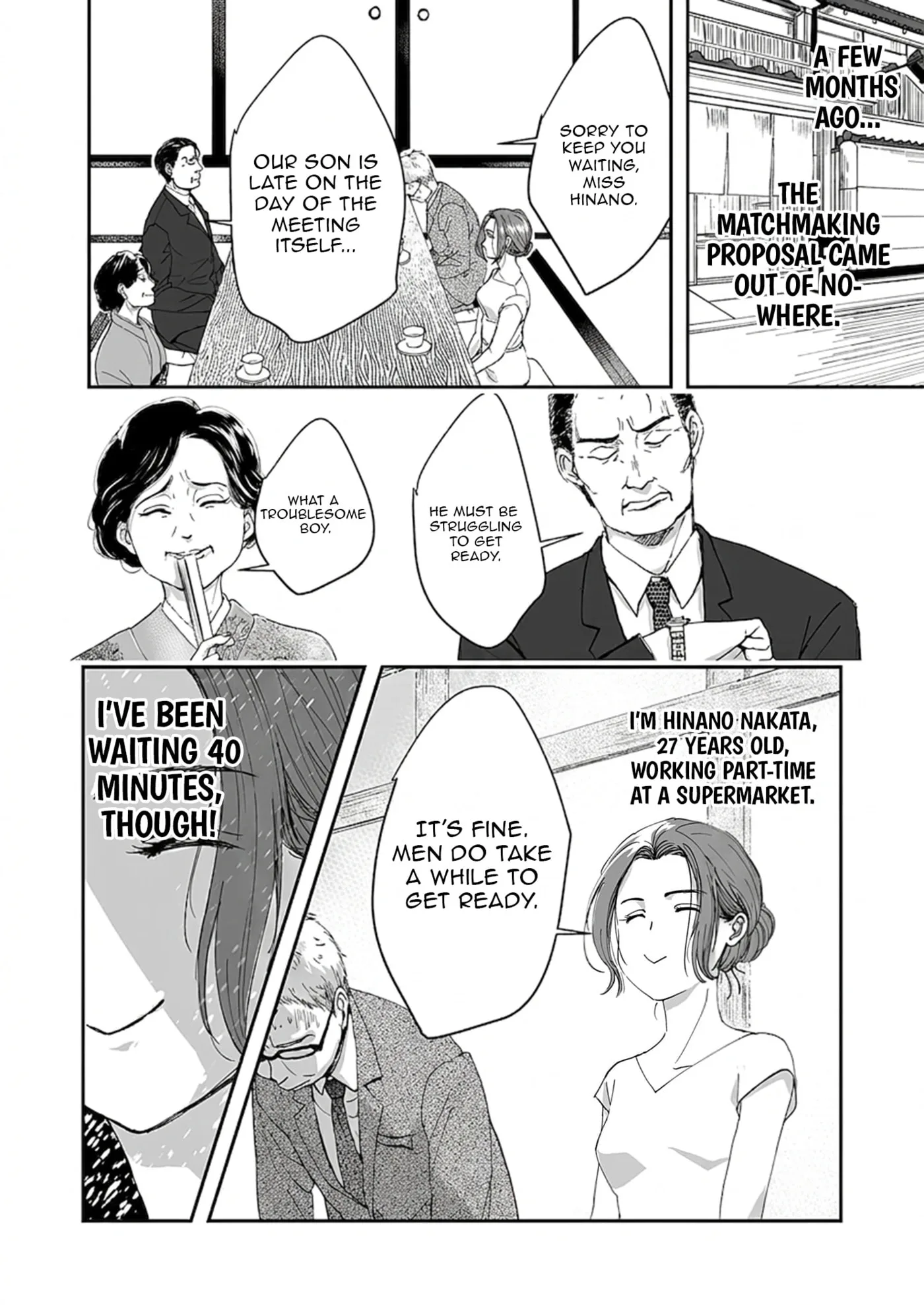 Omiai Aite wa Mojamoja NEET Chapter 1 page 3