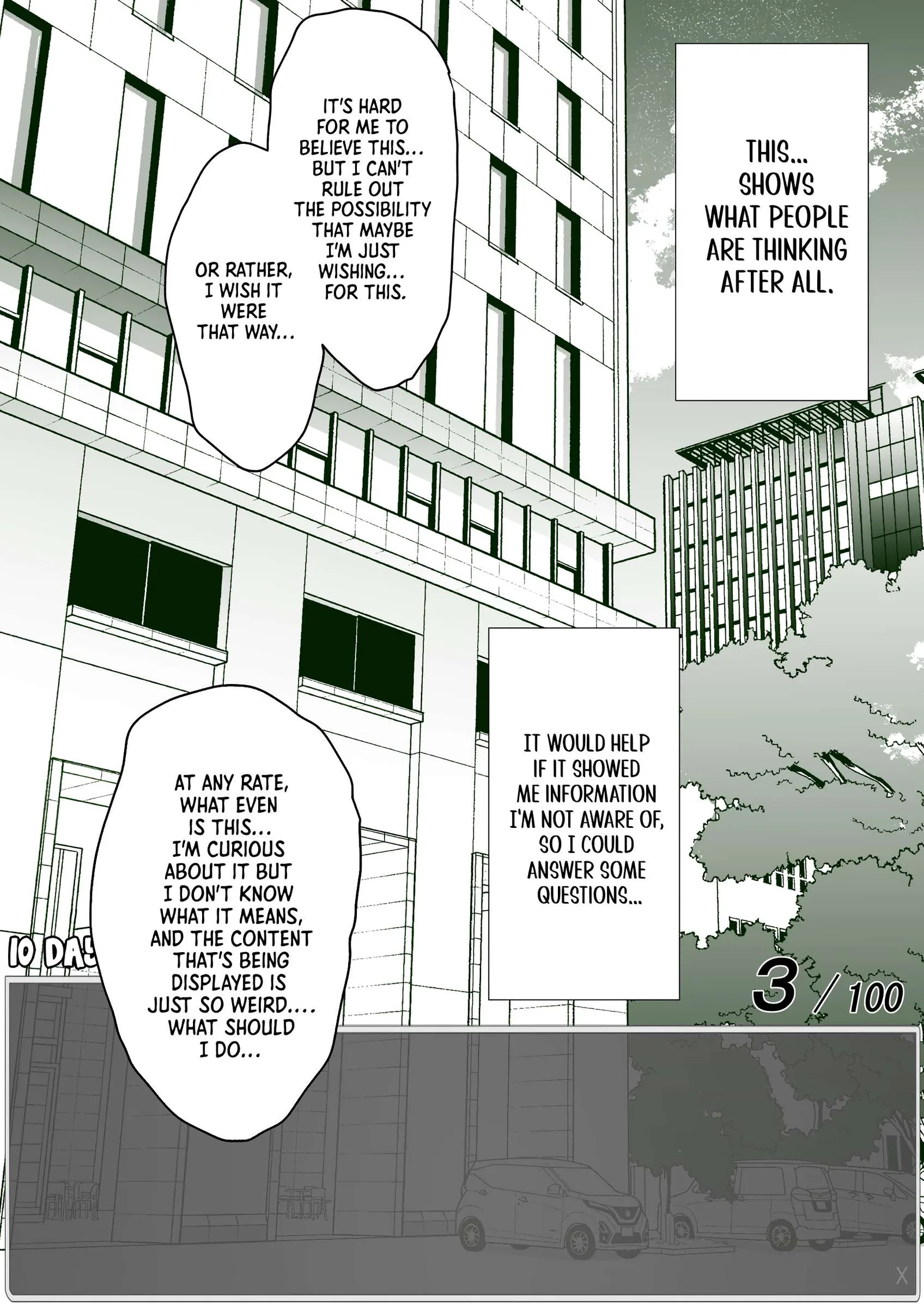 One Day a Message Window Appeared Out of Nowhere!? Chapter 5 page 1