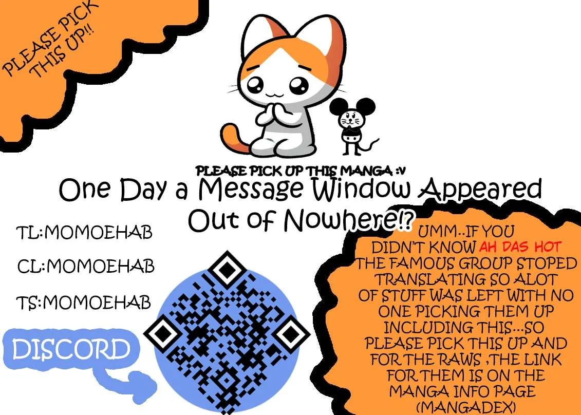 One Day a Message Window Appeared Out of Nowhere!? Chapter 7 page 8