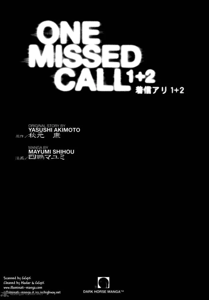 One Missed Call Chapter 1 page 2