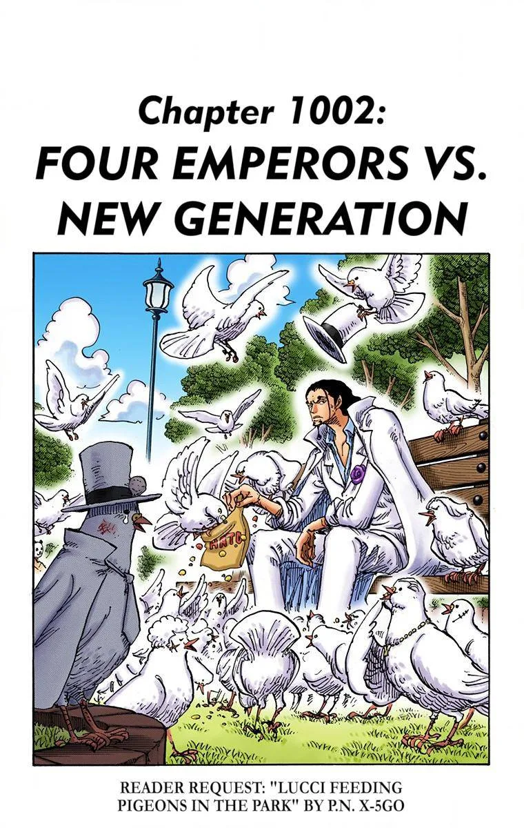 One Piece - Colored Chapter 1002 page 1