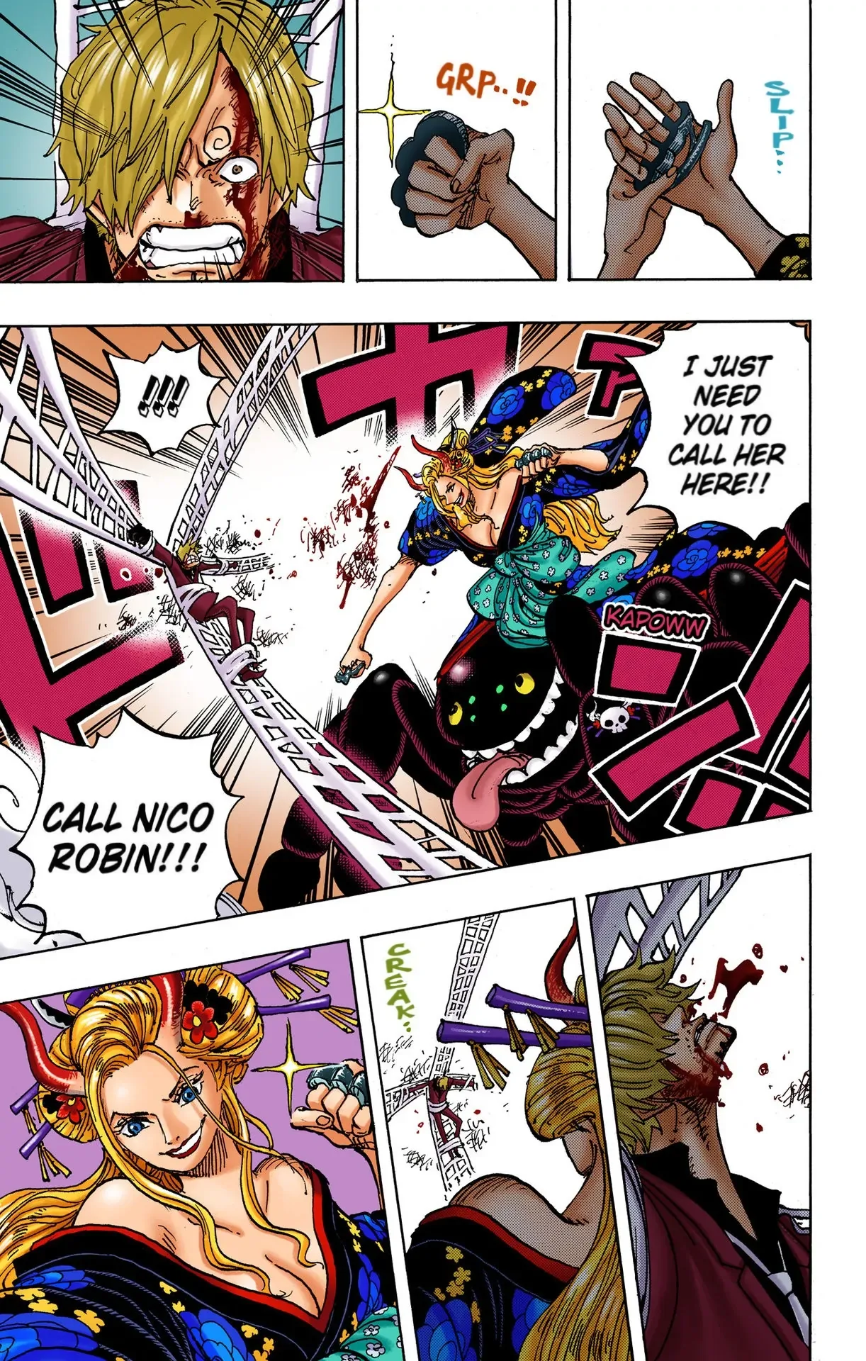 One Piece - Colored Chapter 1005 page 8