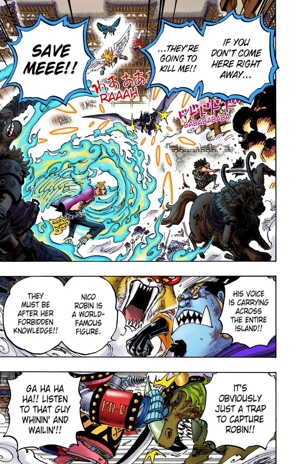 One Piece - Colored Chapter 1005 page 12