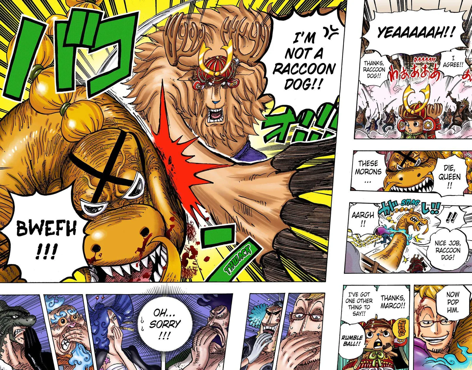 One Piece - Colored Chapter 1007 page 12