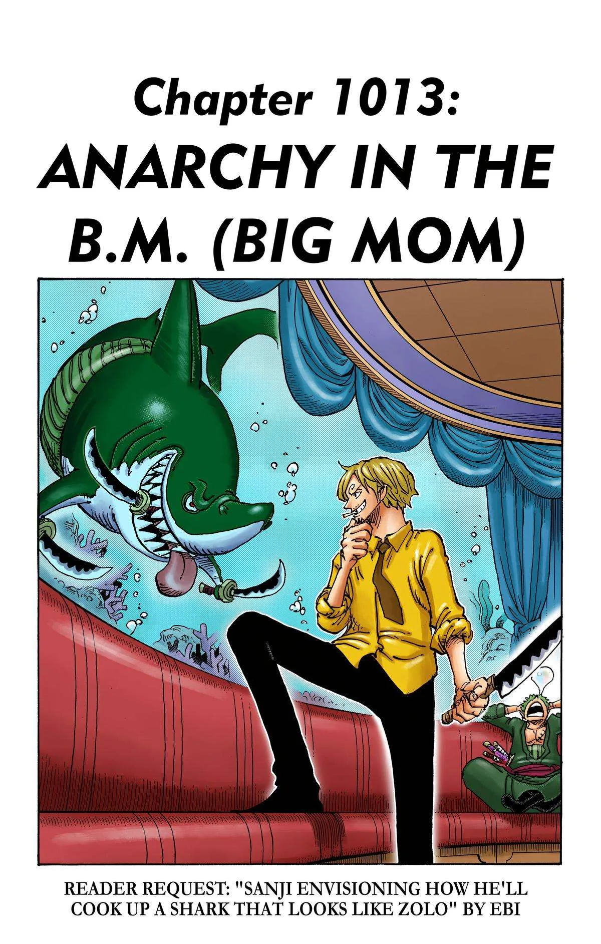 One Piece - Colored Chapter 1013 page 1