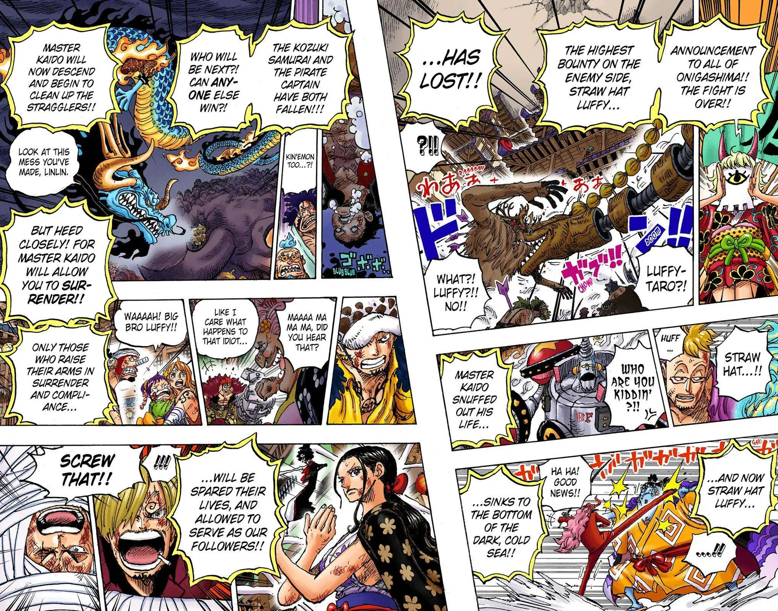 One Piece - Colored Chapter 1014 page 8