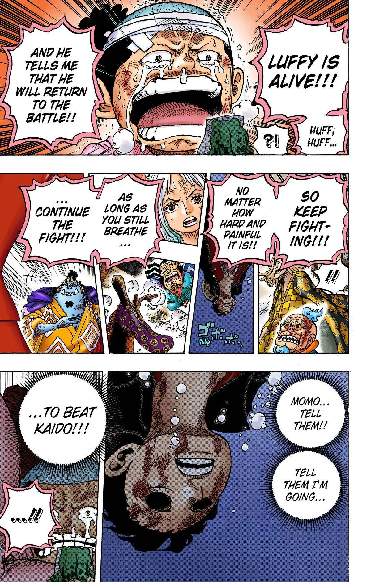 One Piece - Colored Chapter 1015 page 12