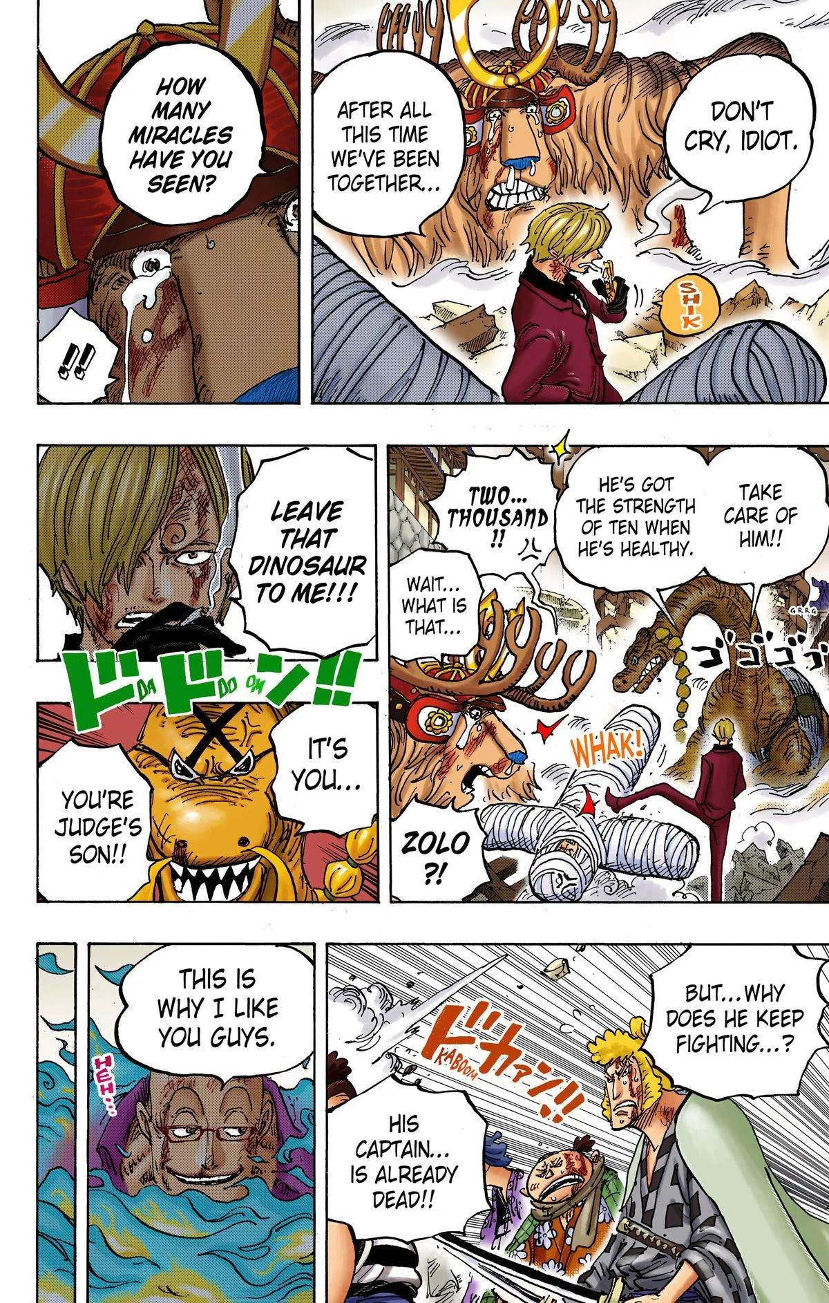 One Piece - Colored Chapter 1015 page 7