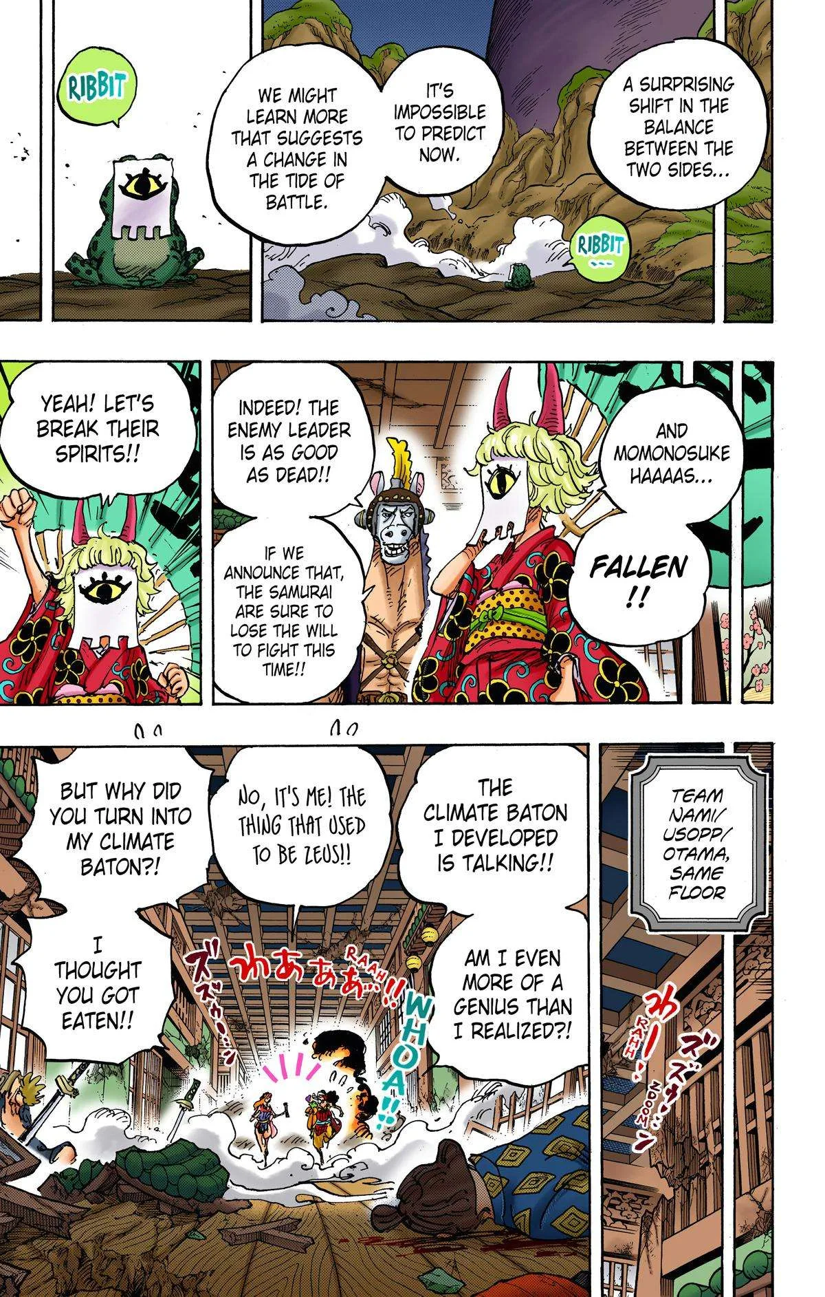 One Piece - Colored Chapter 1016 page 10