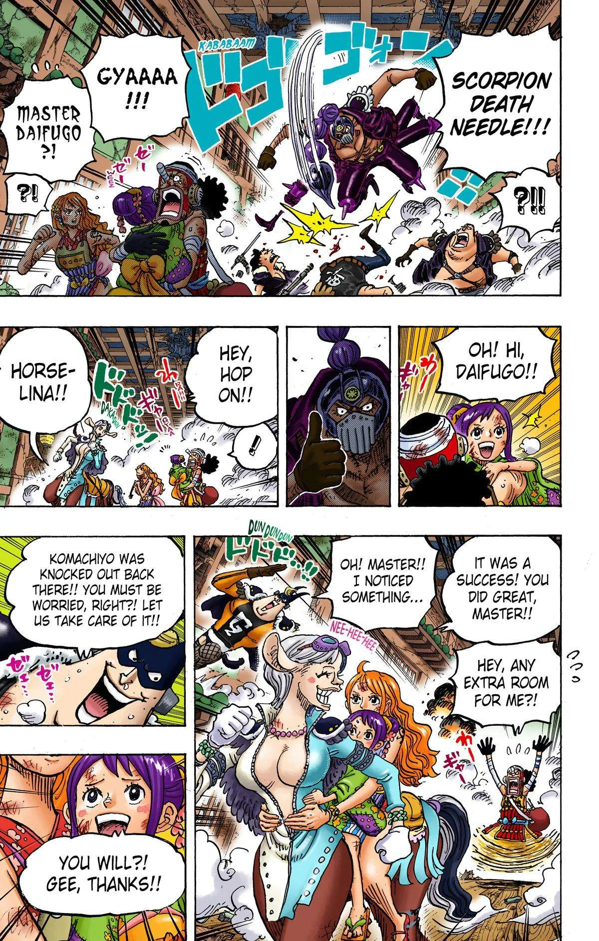 One Piece - Colored Chapter 1018 page 3