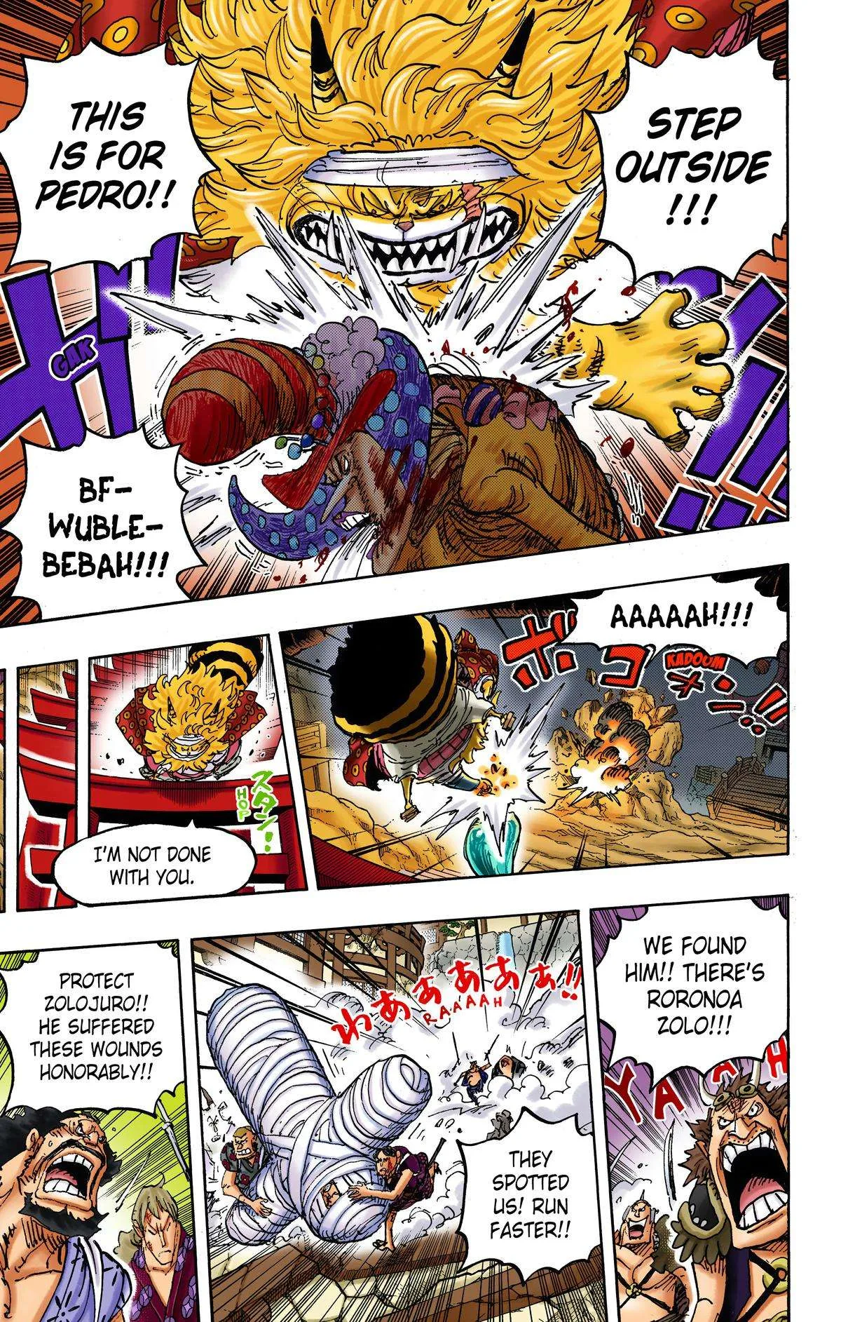 One Piece - Colored Chapter 1022 page 12