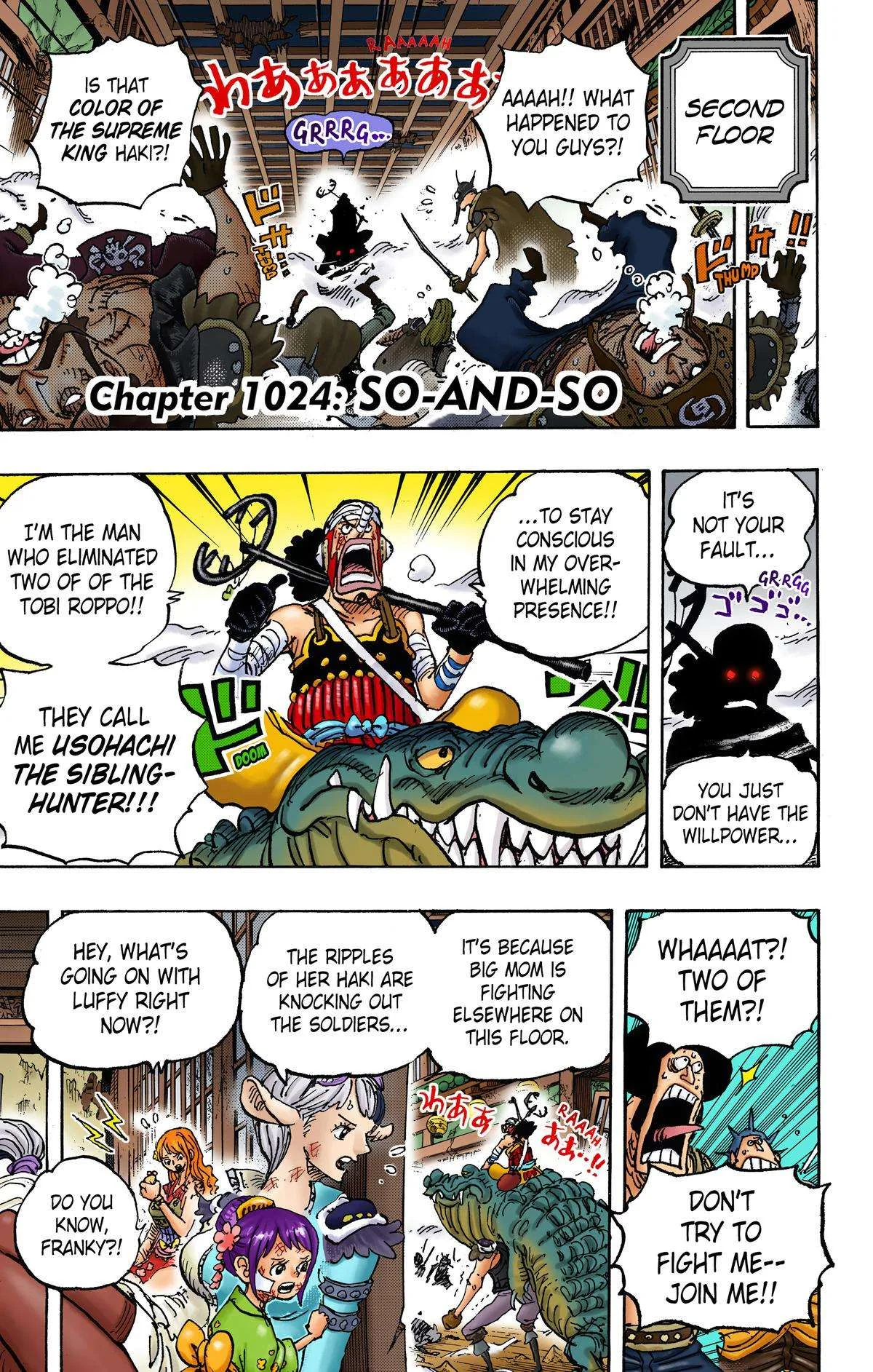 One Piece - Colored Chapter 1024 page 1