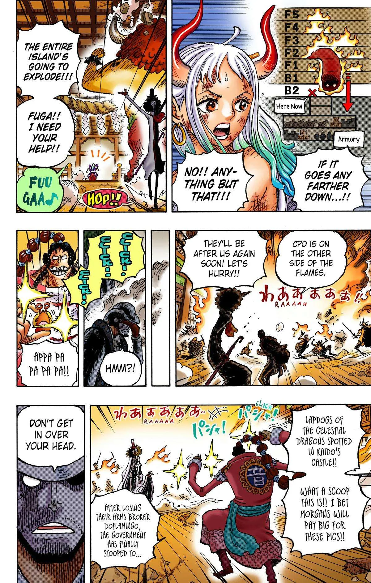 One Piece - Colored Chapter 1032 page 6
