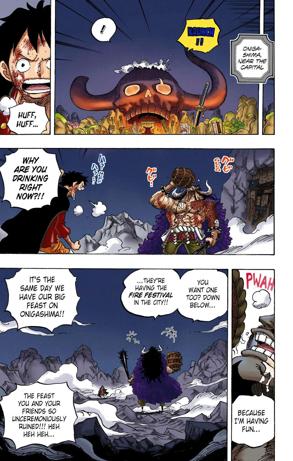 One Piece - Colored Chapter 1037 page 3