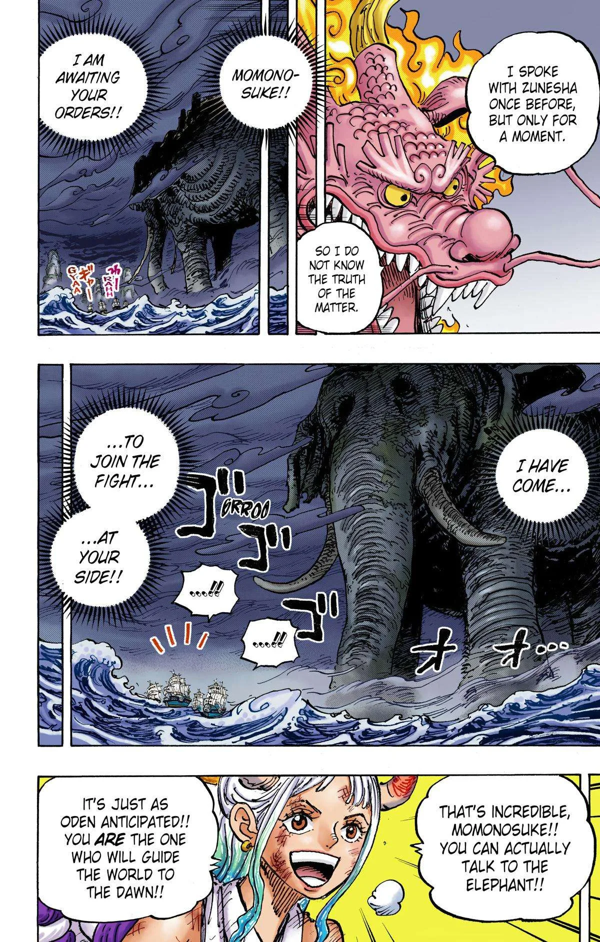 One Piece - Colored Chapter 1041 page 2
