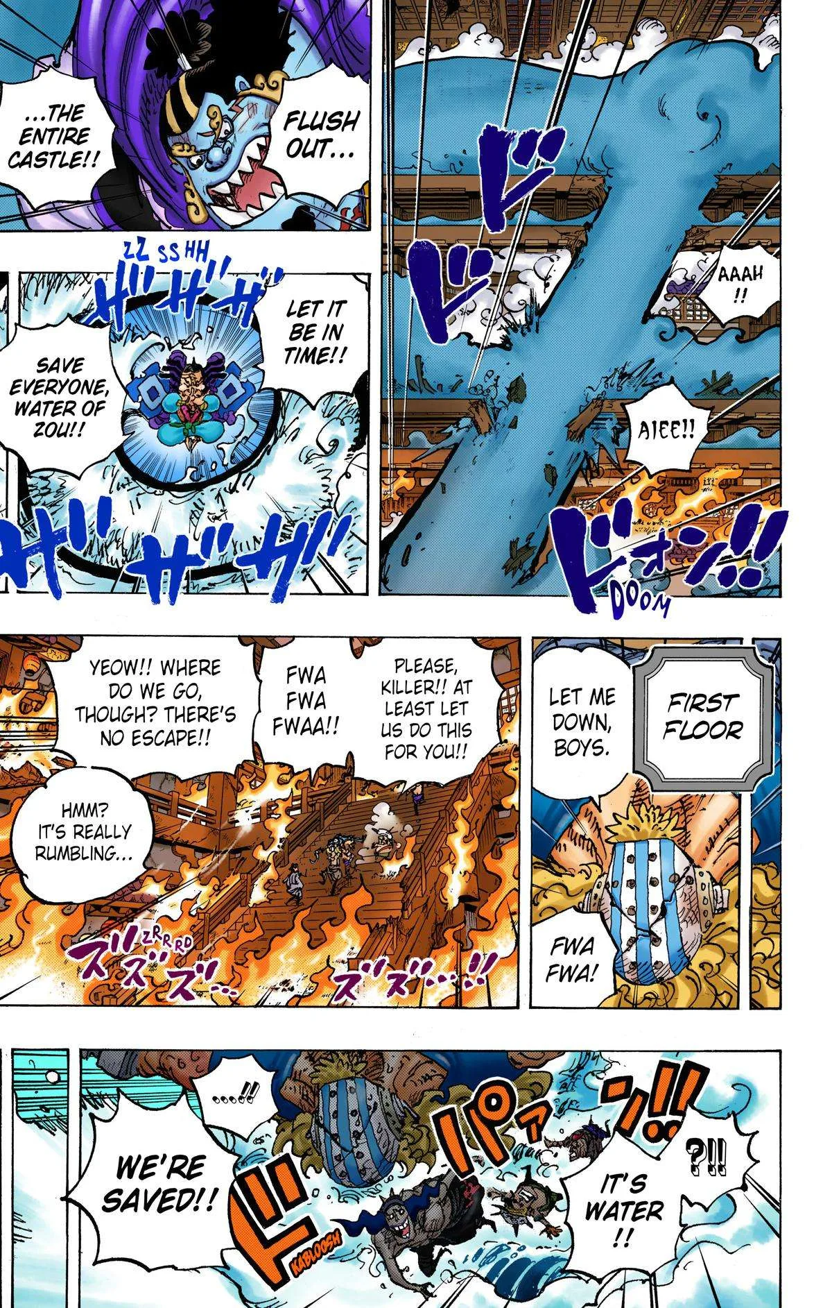 One Piece - Colored Chapter 1046 page 13
