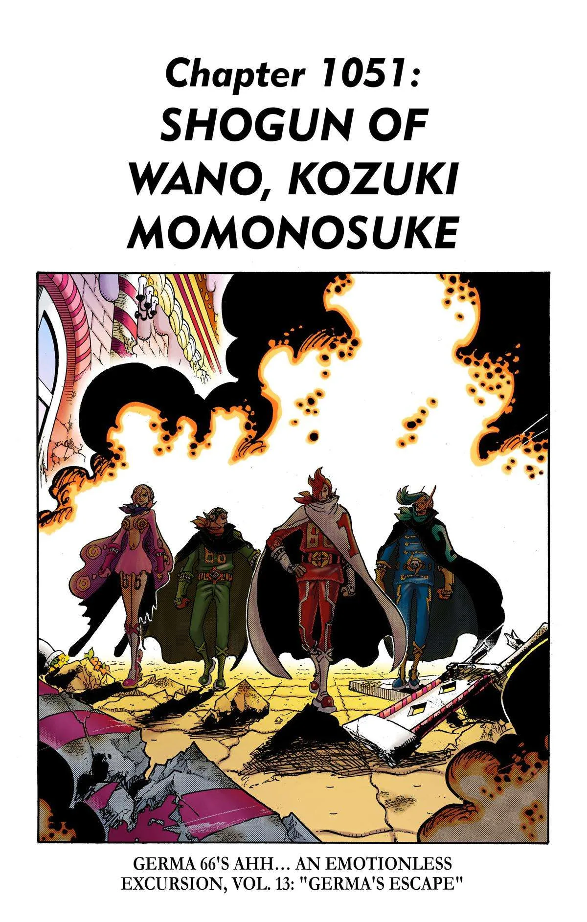 One Piece - Colored Chapter 1051 page 1