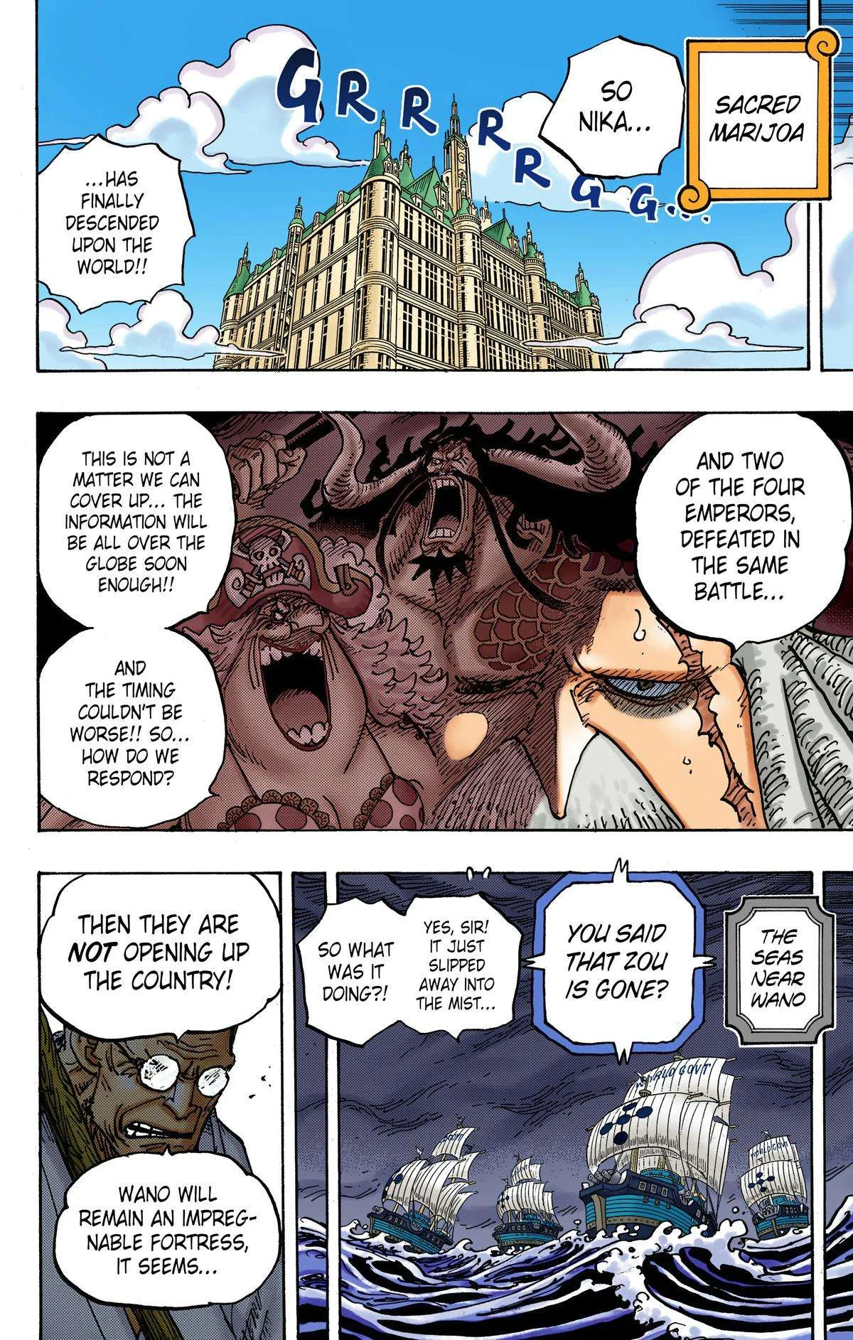One Piece - Colored Chapter 1052 page 2