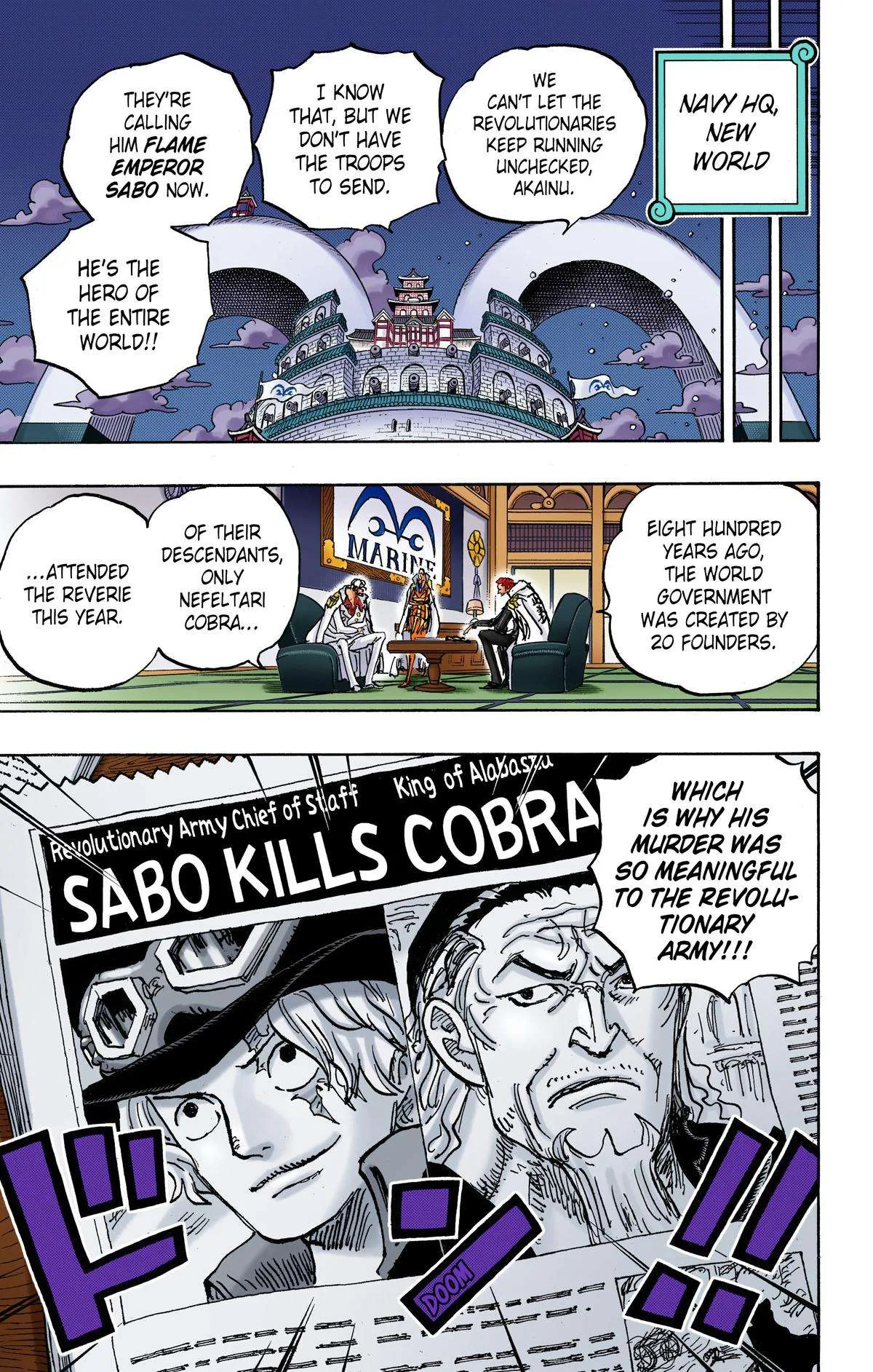 One Piece - Colored Chapter 1054 page 13