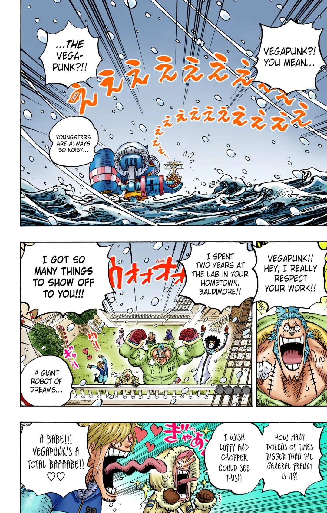 One Piece - Colored Chapter 1062 page 2